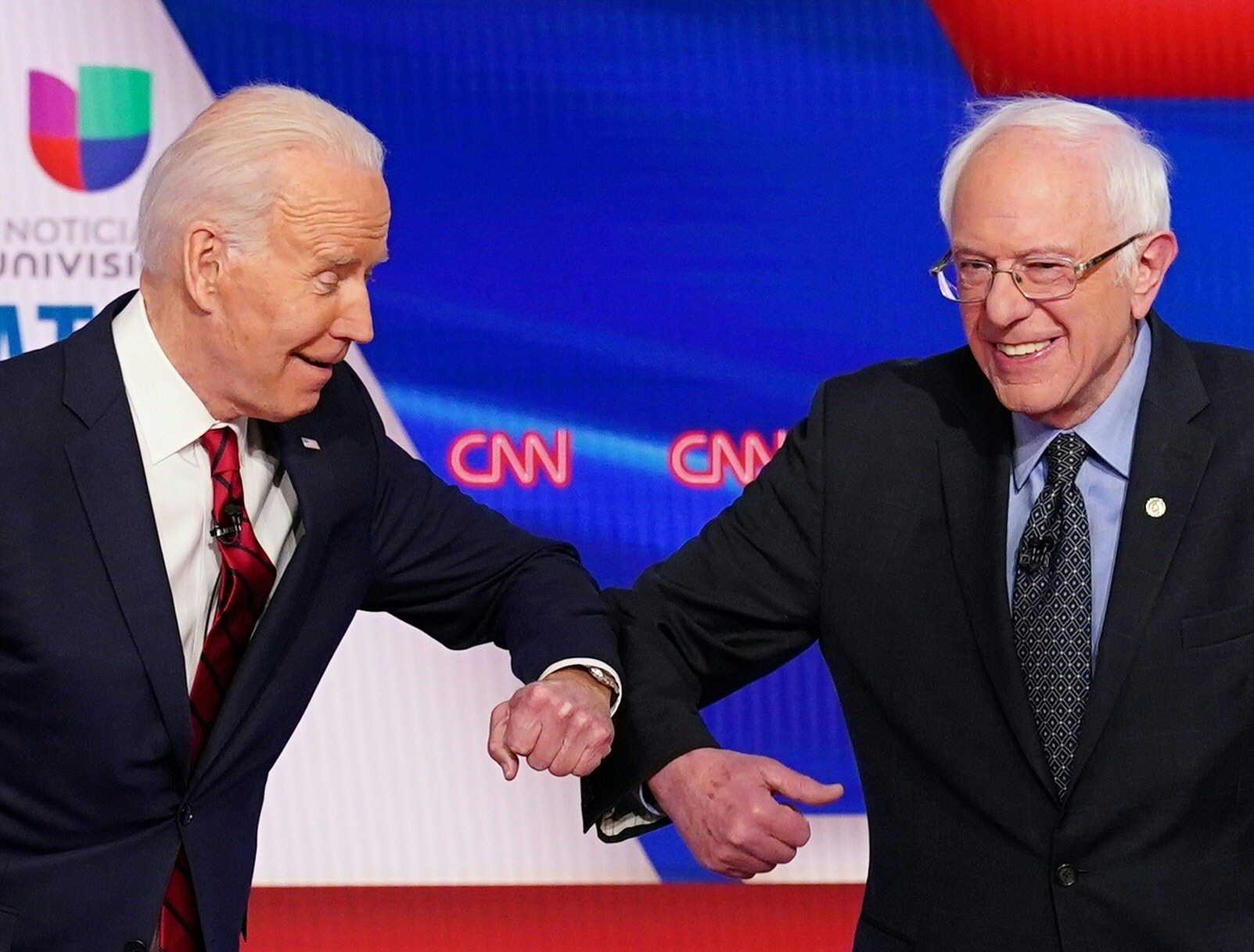 Joe Biden i Bernie Sanders tijekom debate 15. ožujka