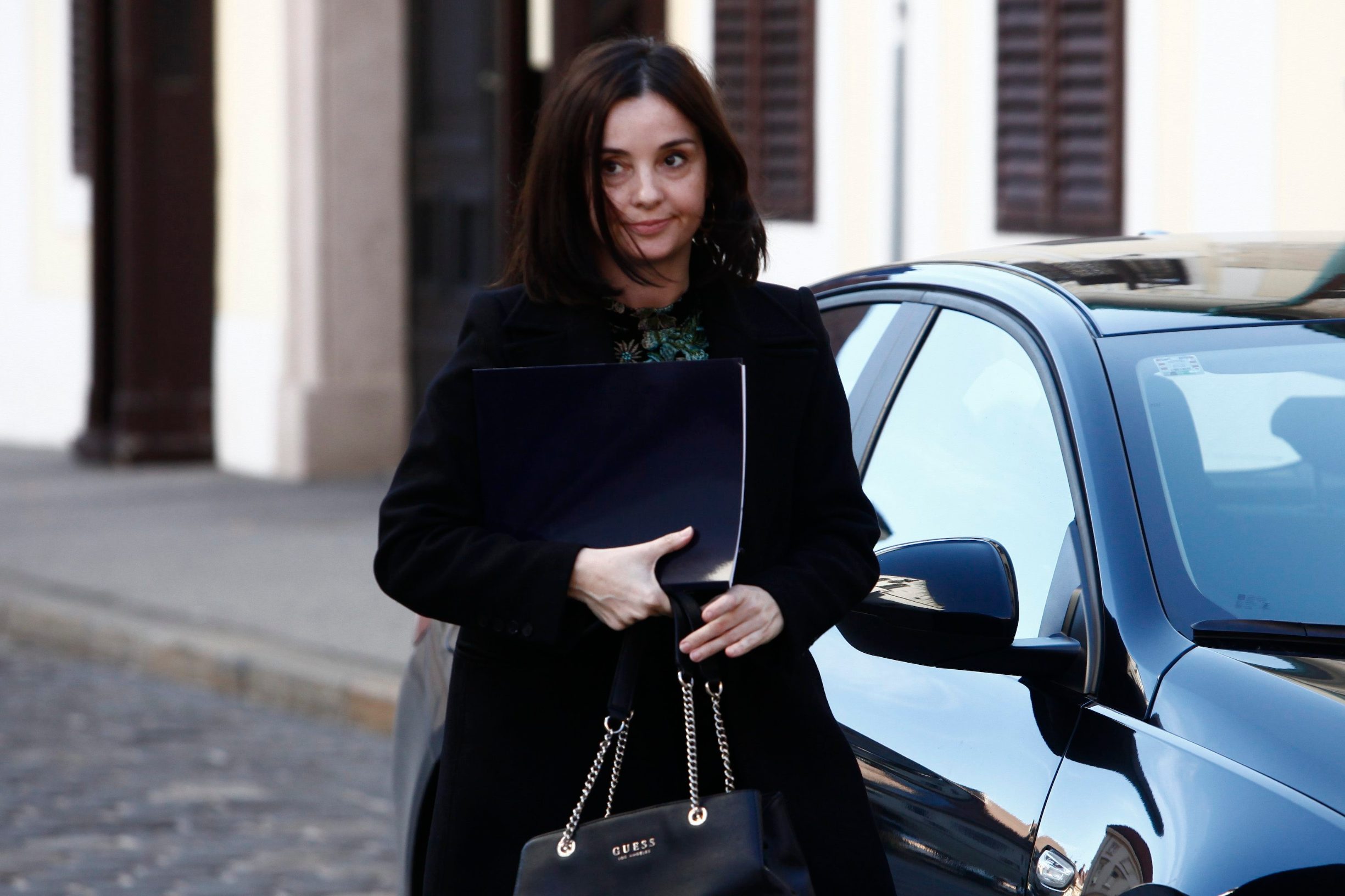 Ministrica poljoprivrede Marija Vučković dolazi na Vladin sastanak u vezi suzbijanja koronavirusa