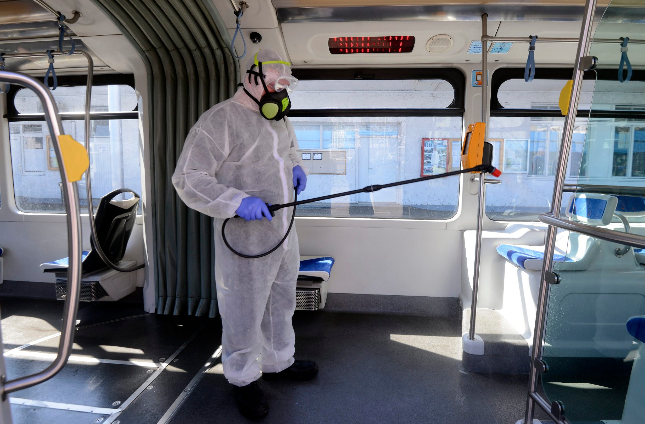 Dezinfekcija tramvaja