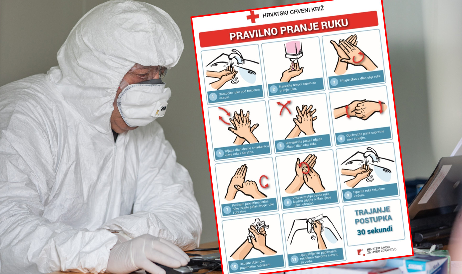 Pranje ruku upute koronavirus