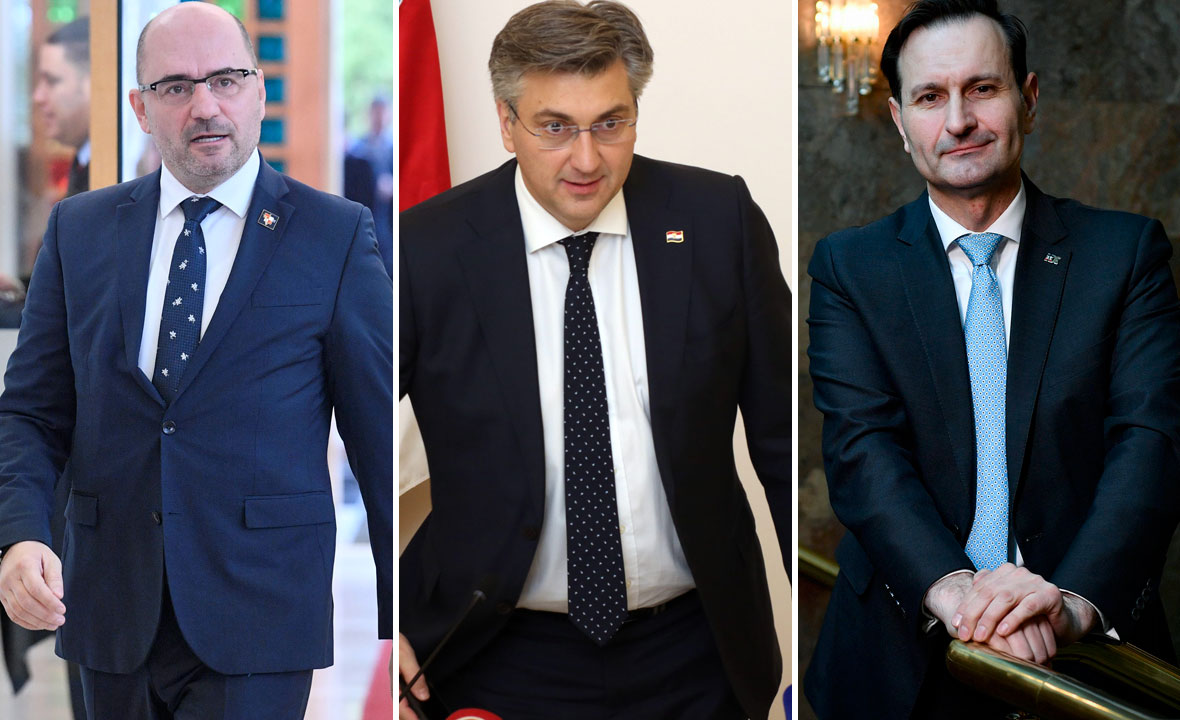 Milijan Brkić, Andrej Plenković i Miro Kovač