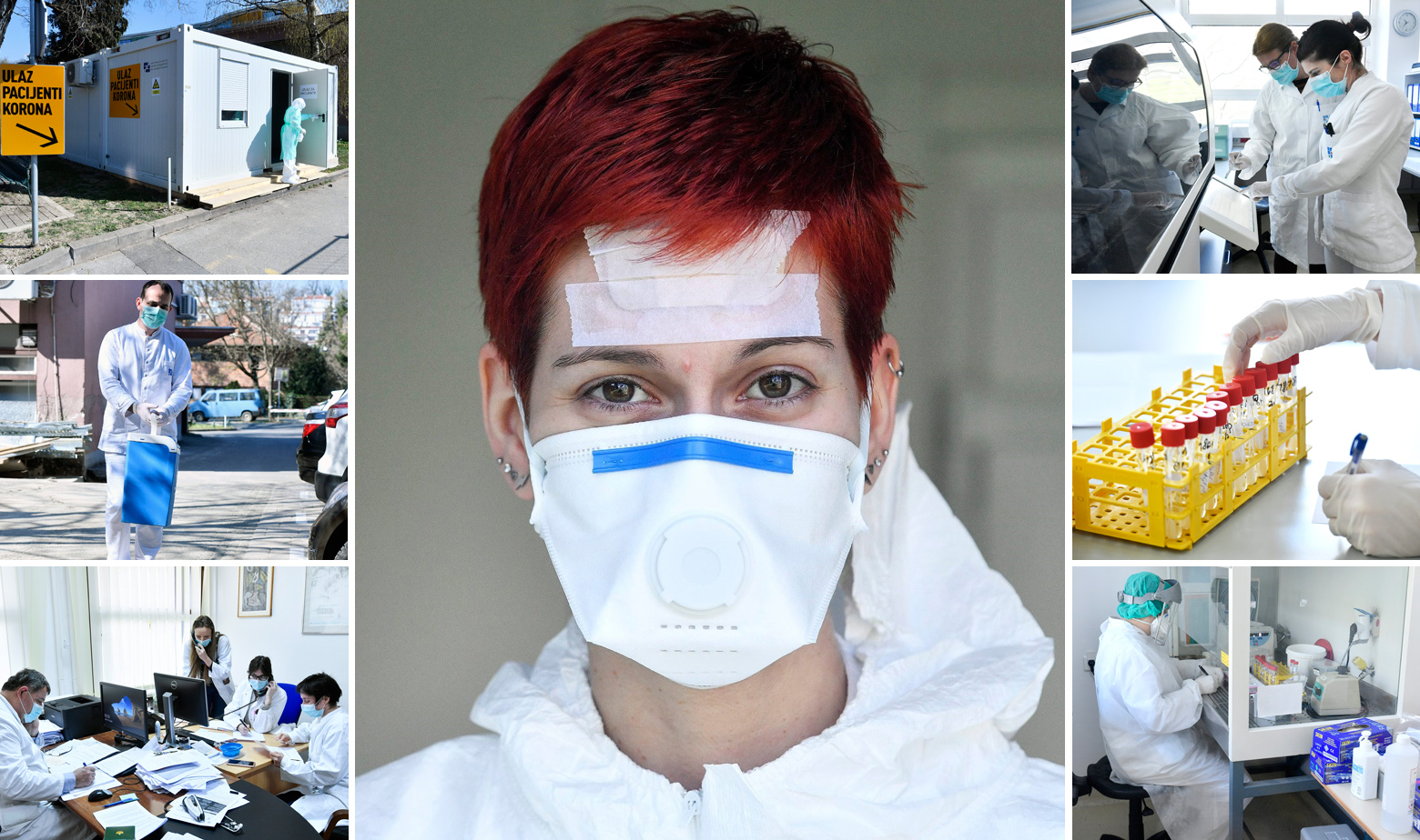 Prizori iz specijalnog laboratorija Zavoda 'Andrija Štampar'