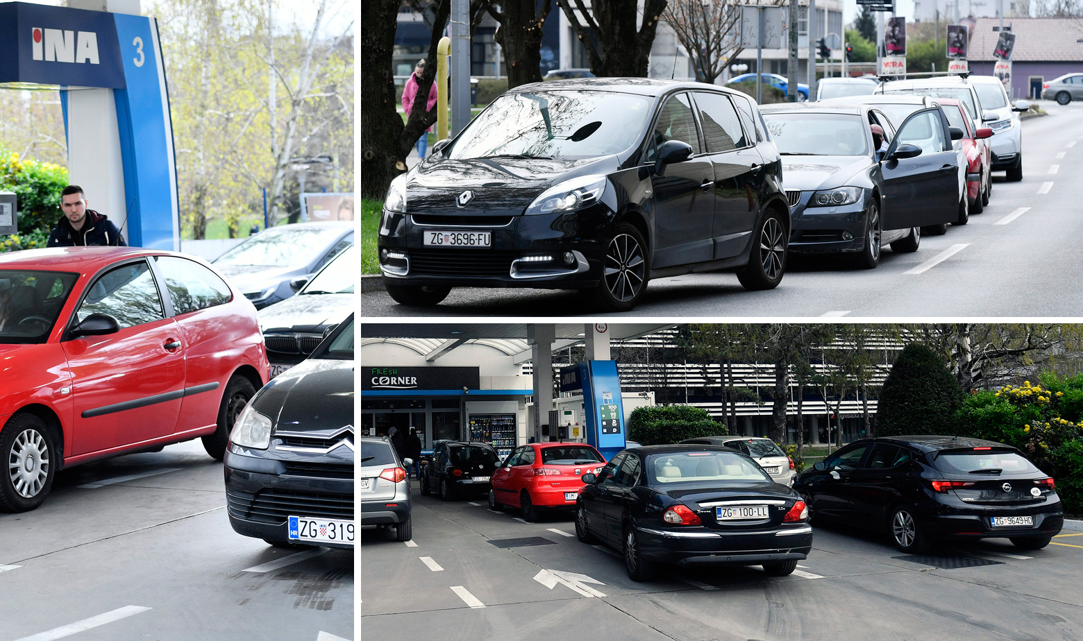 Gužve na benzinskoj crpki