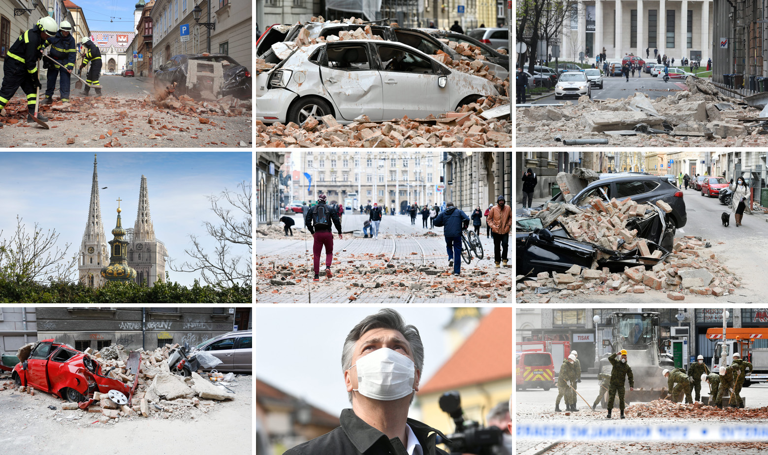 Prizori iz Zagreba nakon dva snažna potres