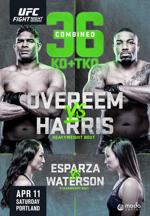 Overeem Harris poster