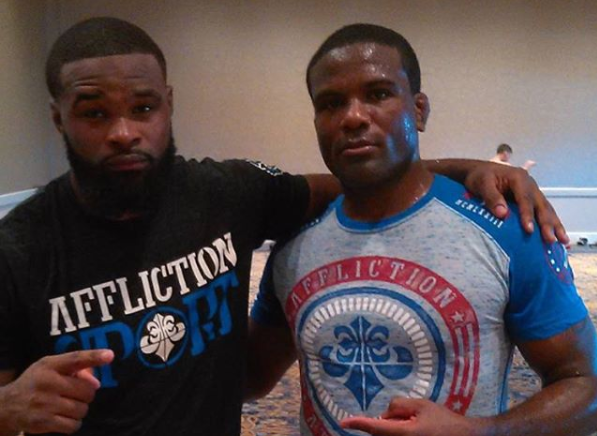 Din Thomas i Tyron Woodley