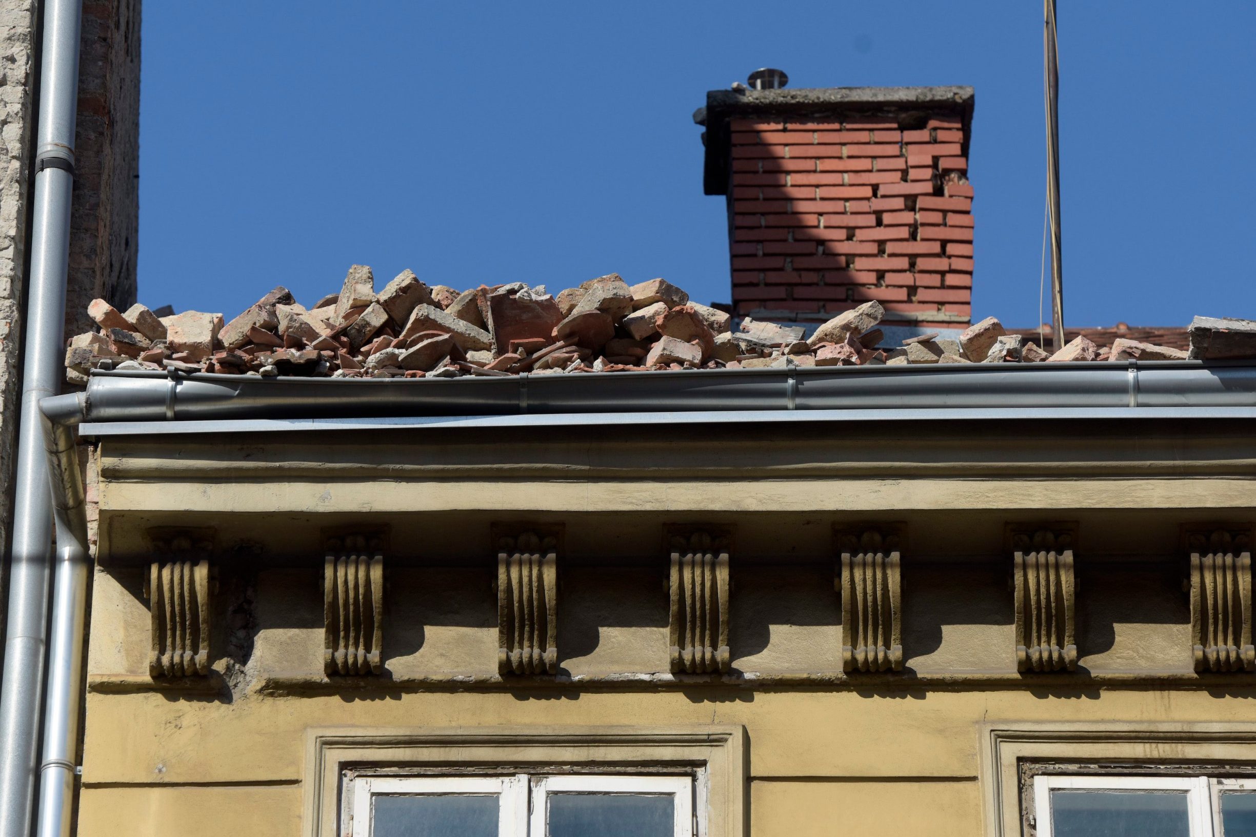 Zagreb potres dimnjak