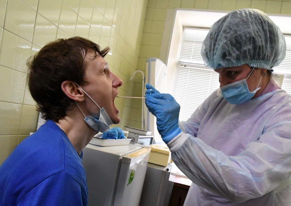 Ilustracija, uzimanje uzorka za testiranje