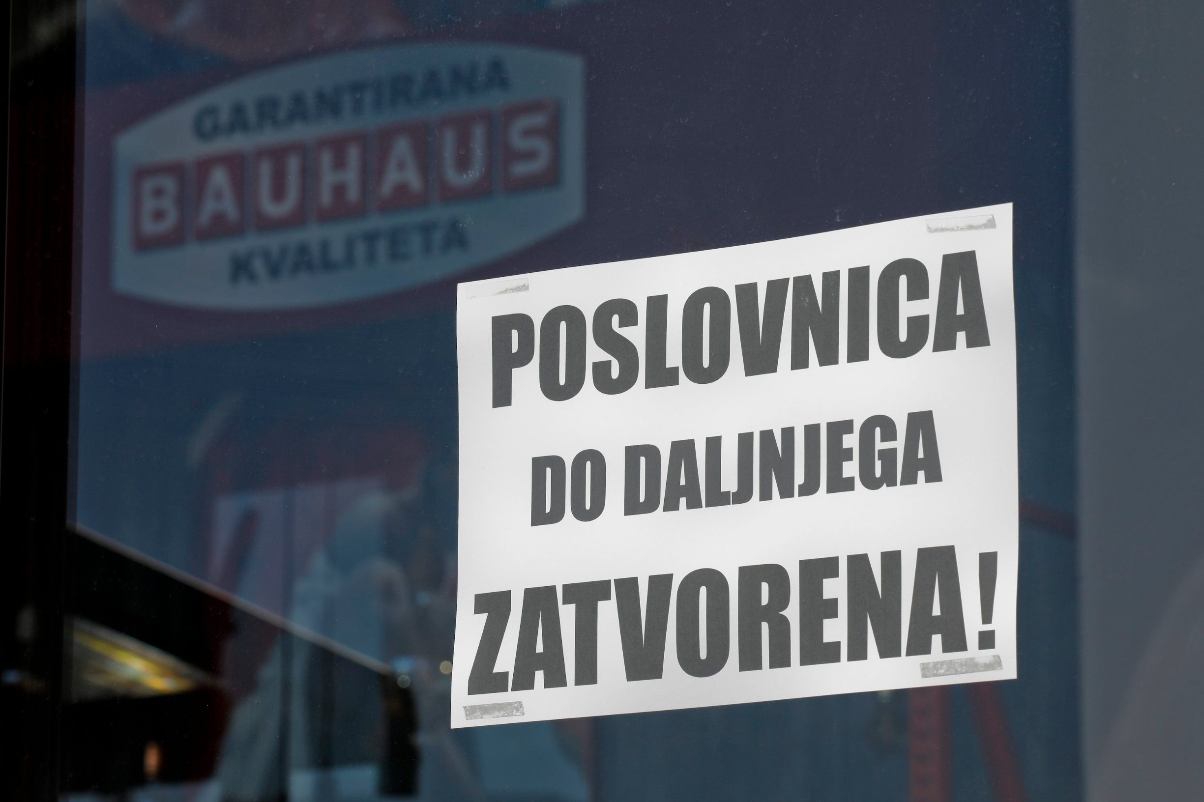 Poslovnica Bauhausa u Jankomiru do dajjnjega je zatvorena zbog koronavirusa