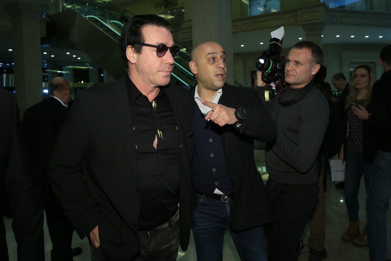 Till Lindemann u Moskvi tijekom 2017.