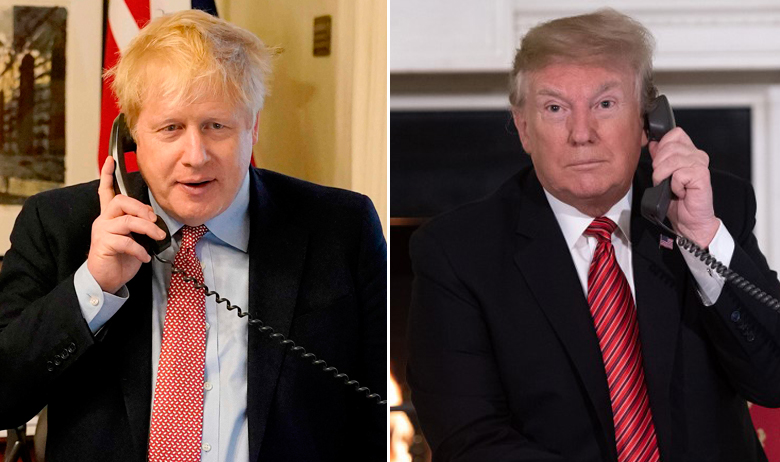 Boris Johnson, Donald Trump