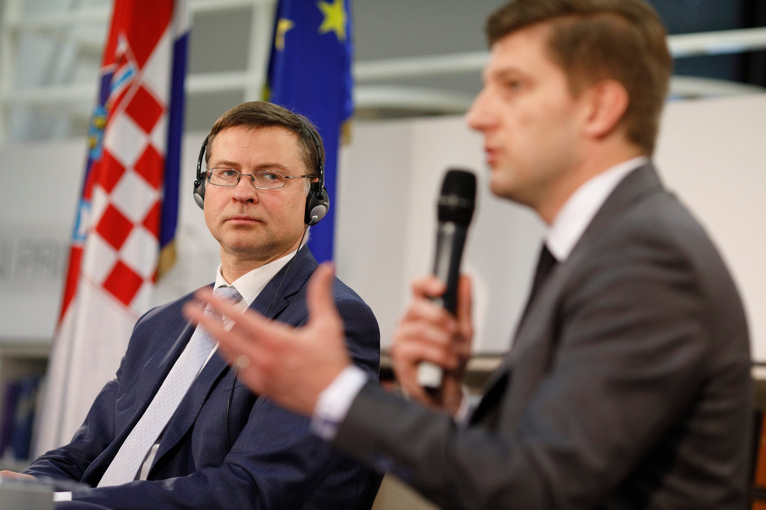 Europski povjerenik za ekonomiju i hrvatski ministar financija Zdravko Marić