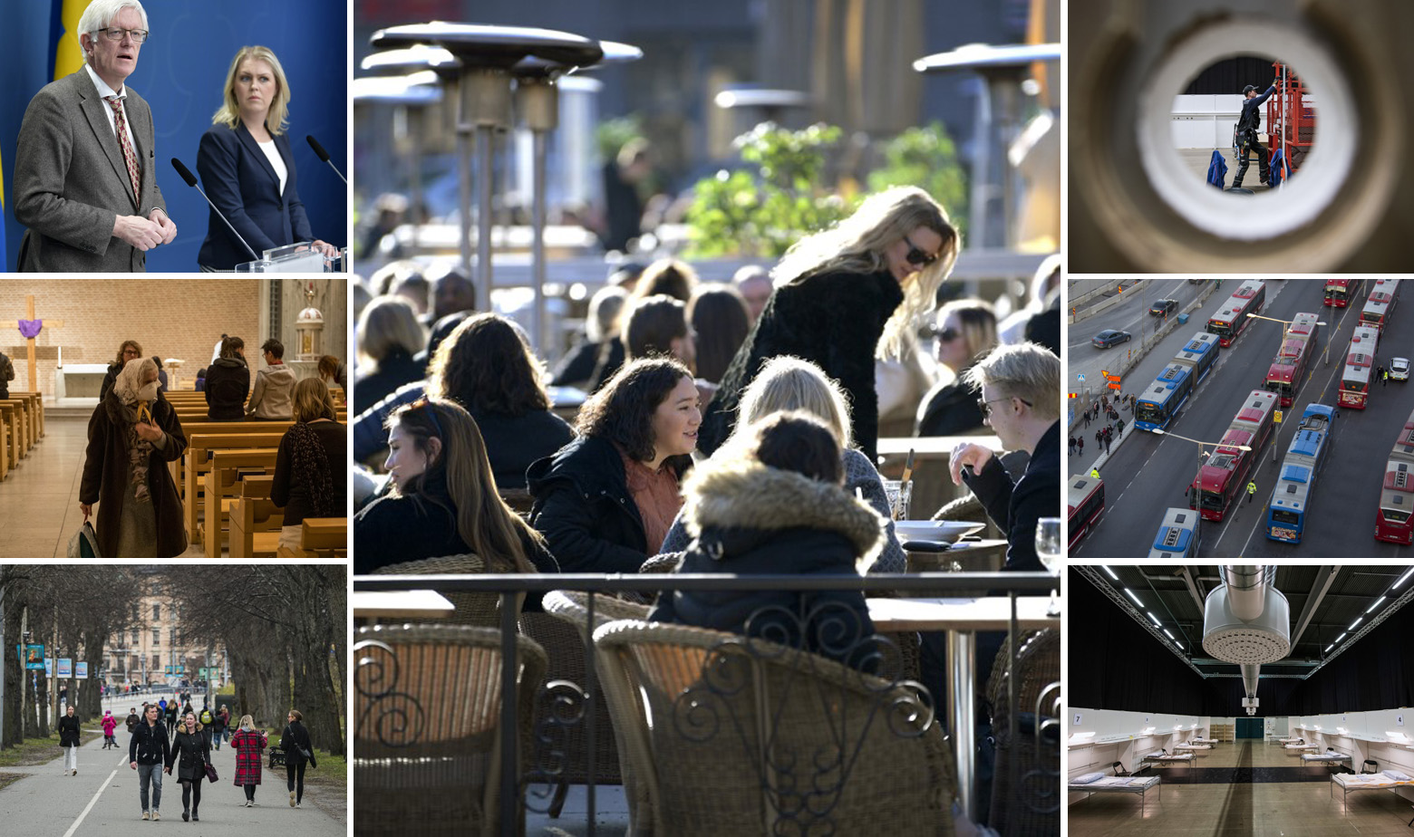 Prizori iz Švedske krajem ožujka