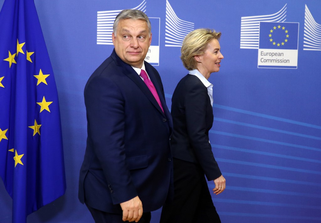 Predsjednica Europske komisije Ursula von der Leyen i mađarski premijer Viktor Orban