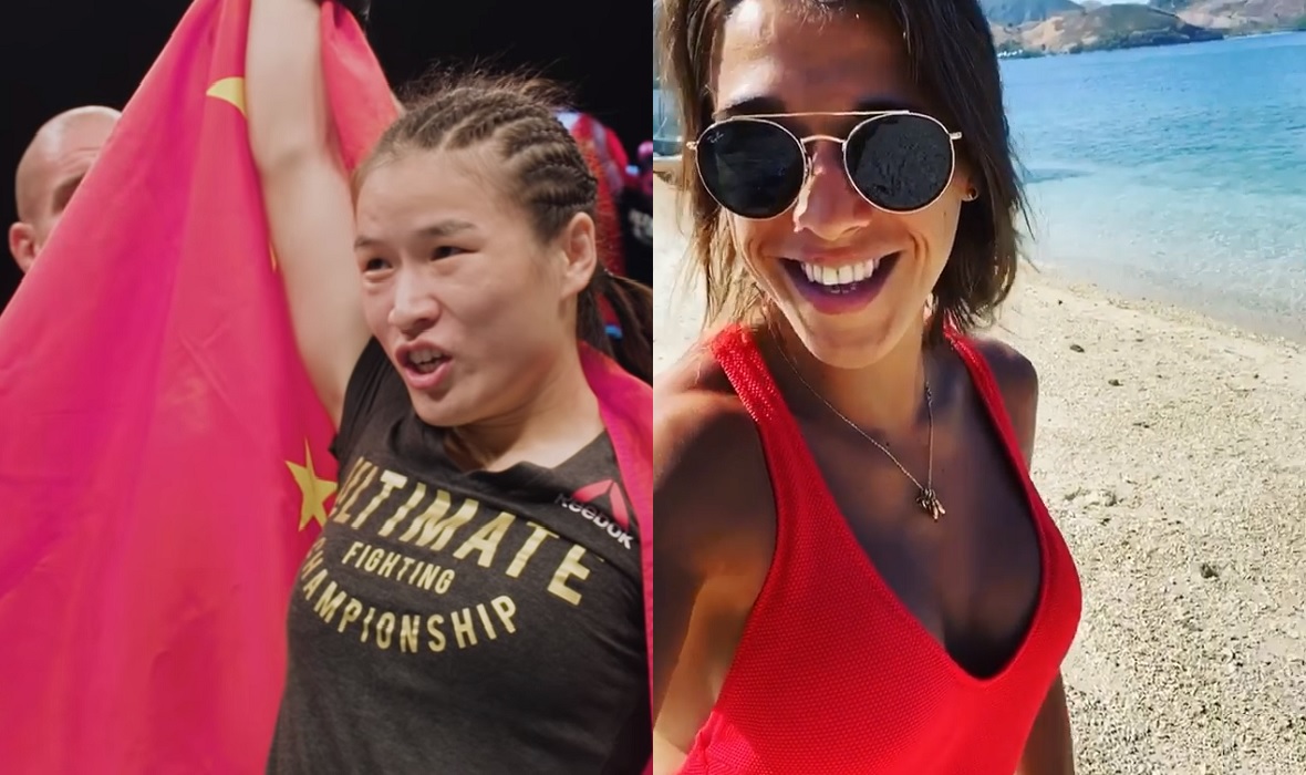 Weili Zhang i Joanna Jedrzejczyk
