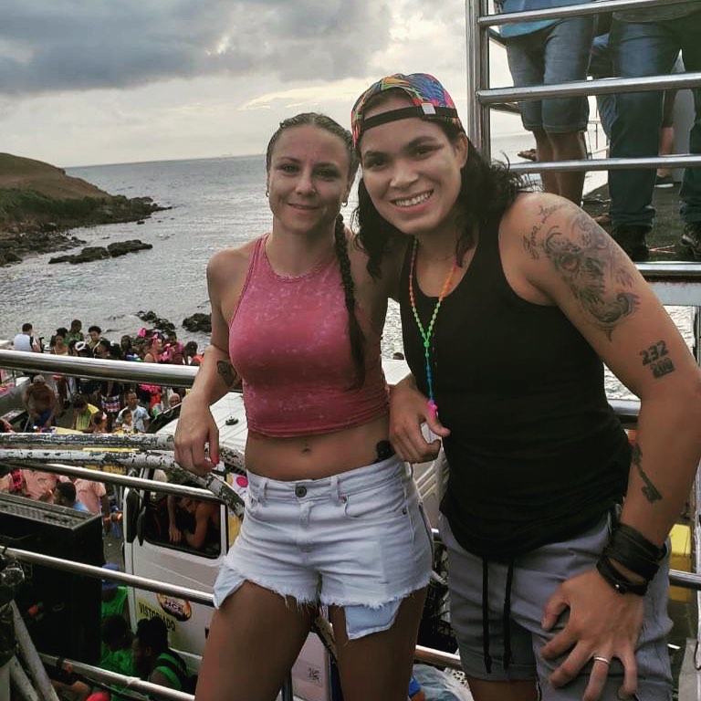 Nina Ansaroff i Amanda Nunes