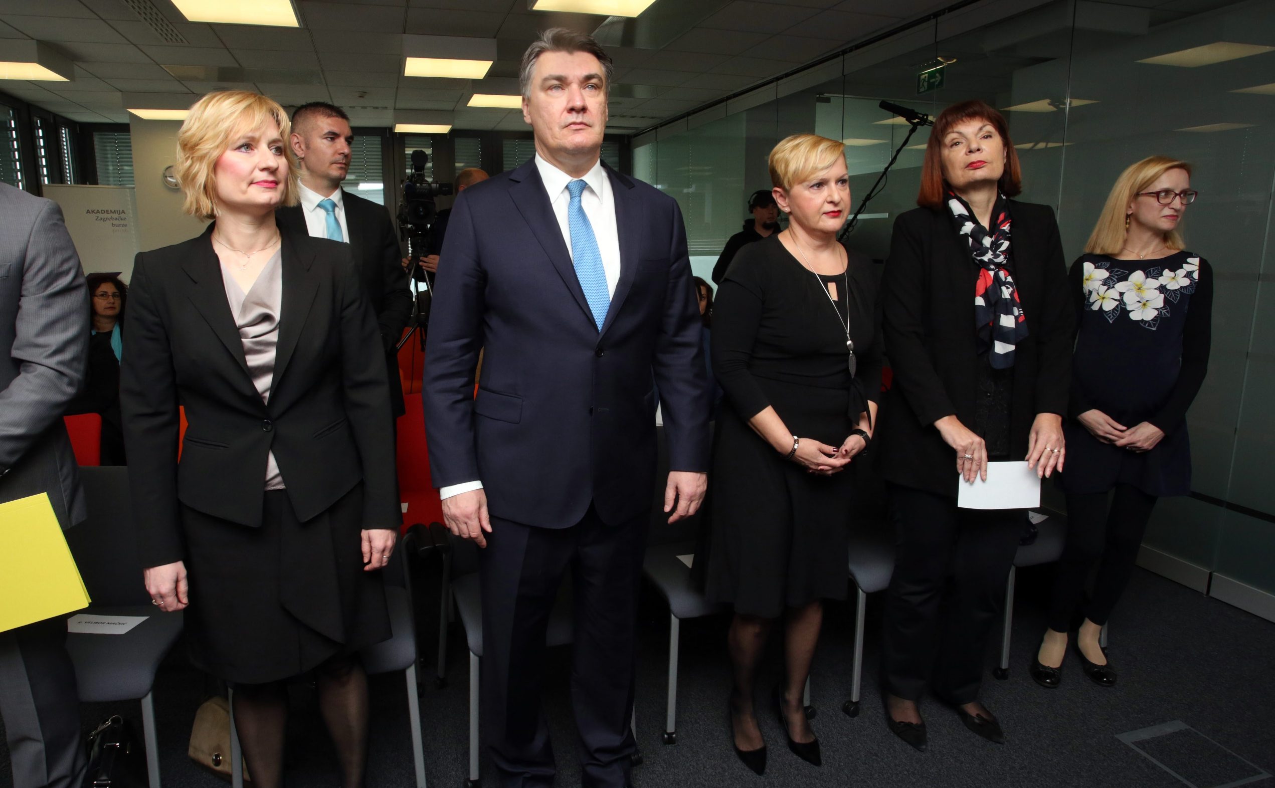 S lijeva na desno: Melita Mulić, Zoran Milanović, Ivana Gažić i Gordana Deranja