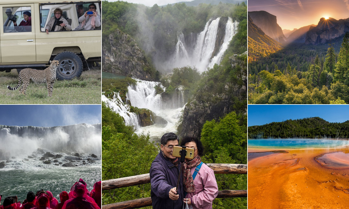 Serengeti, Yosemite, Slapovi Niagare, Yellowstone, Plitvička jezera