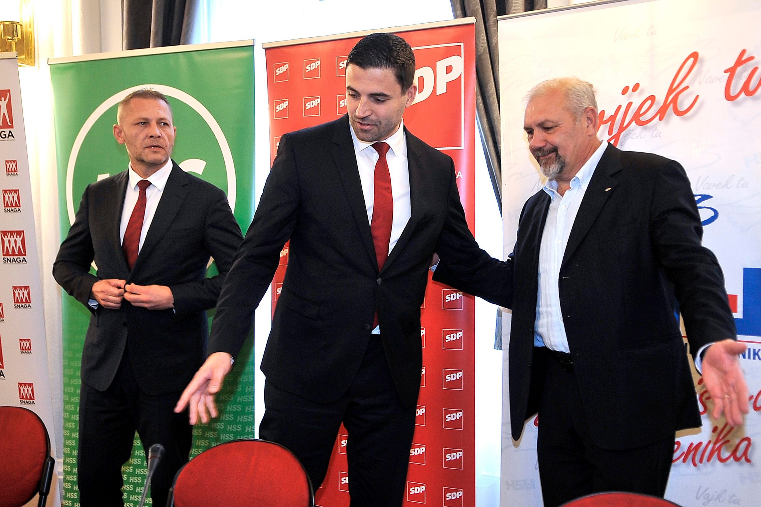 Krešo Beljak, Davor Bernardić, Silvano Hrelja