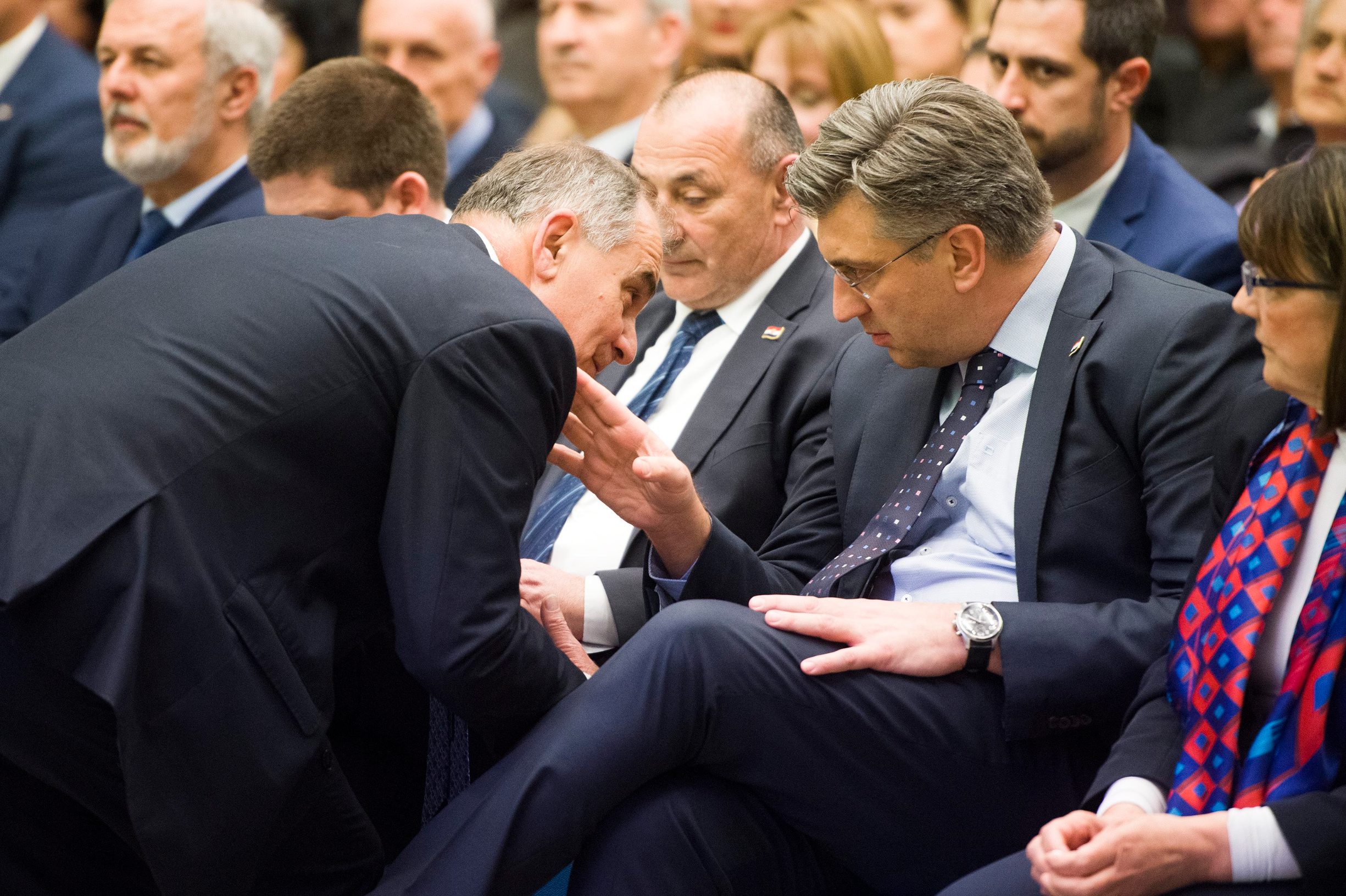 Blaženko Boban i Andrej Plenković