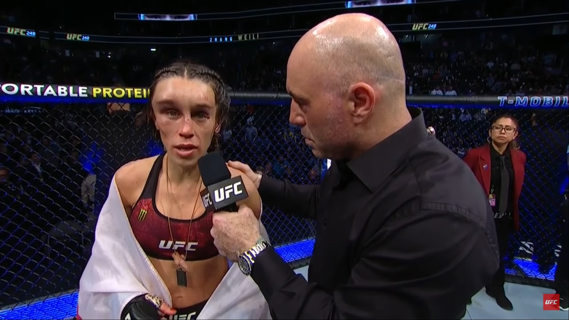 Joanna Jedrzejzyk i Joe Rogan