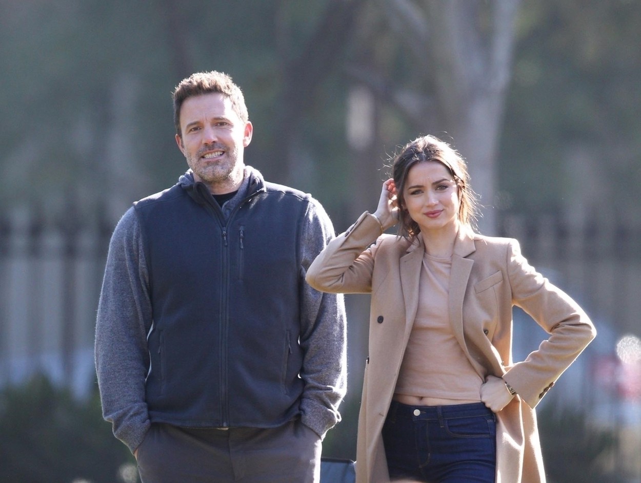 Ben Affleck i Ana De Armas na snimanju filma 