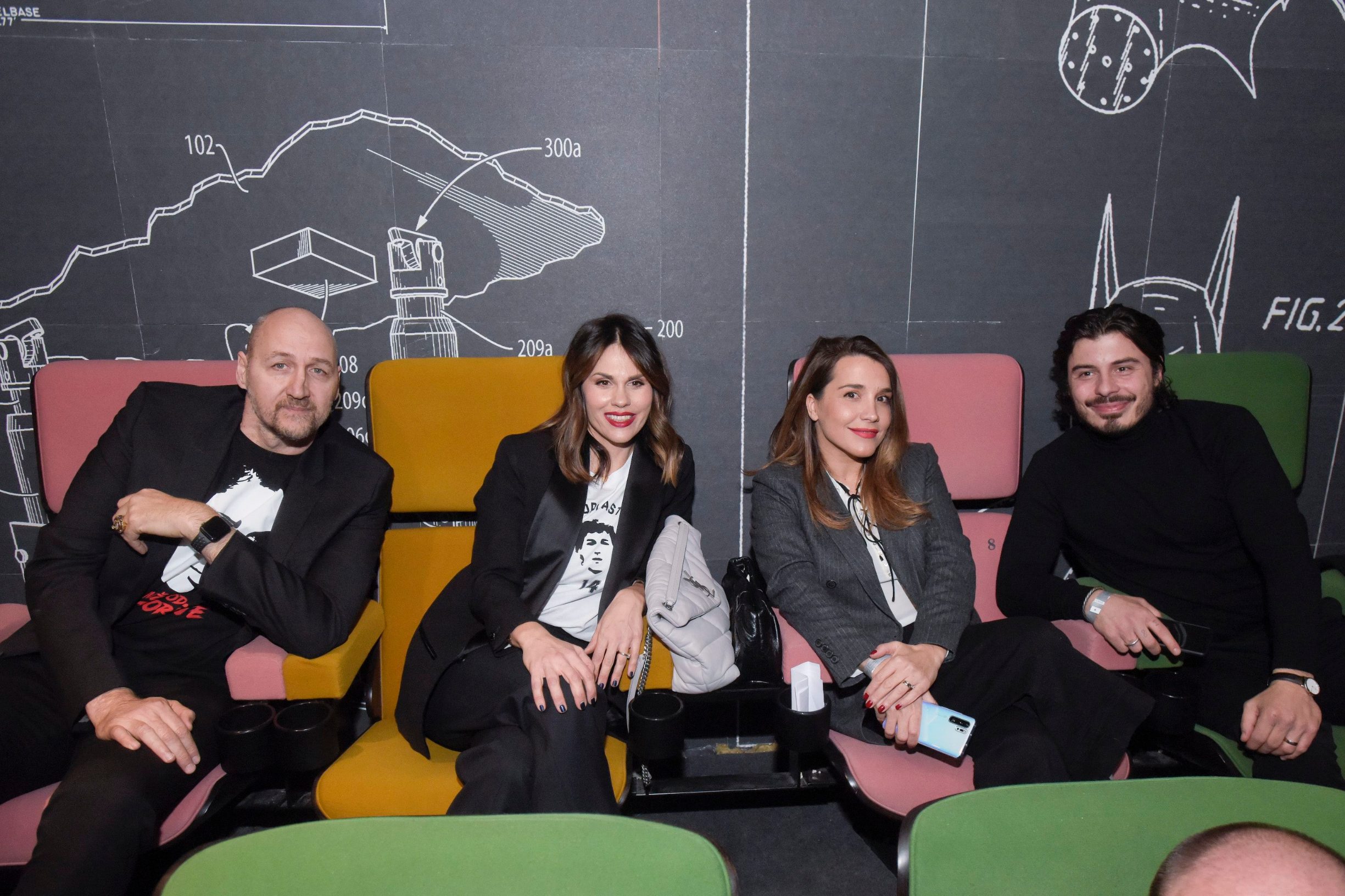 Dino i Viktorija Rađa u društvu Marijane Batinić i njezina supruga Mateja Pašalića