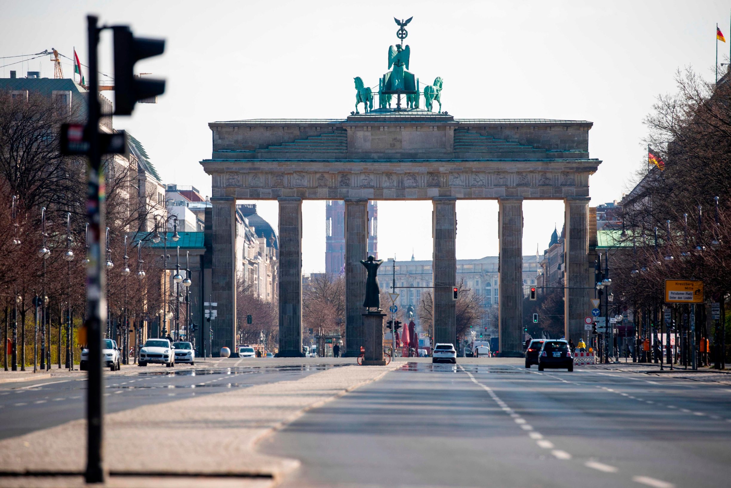 prazne ulice u Berlinu