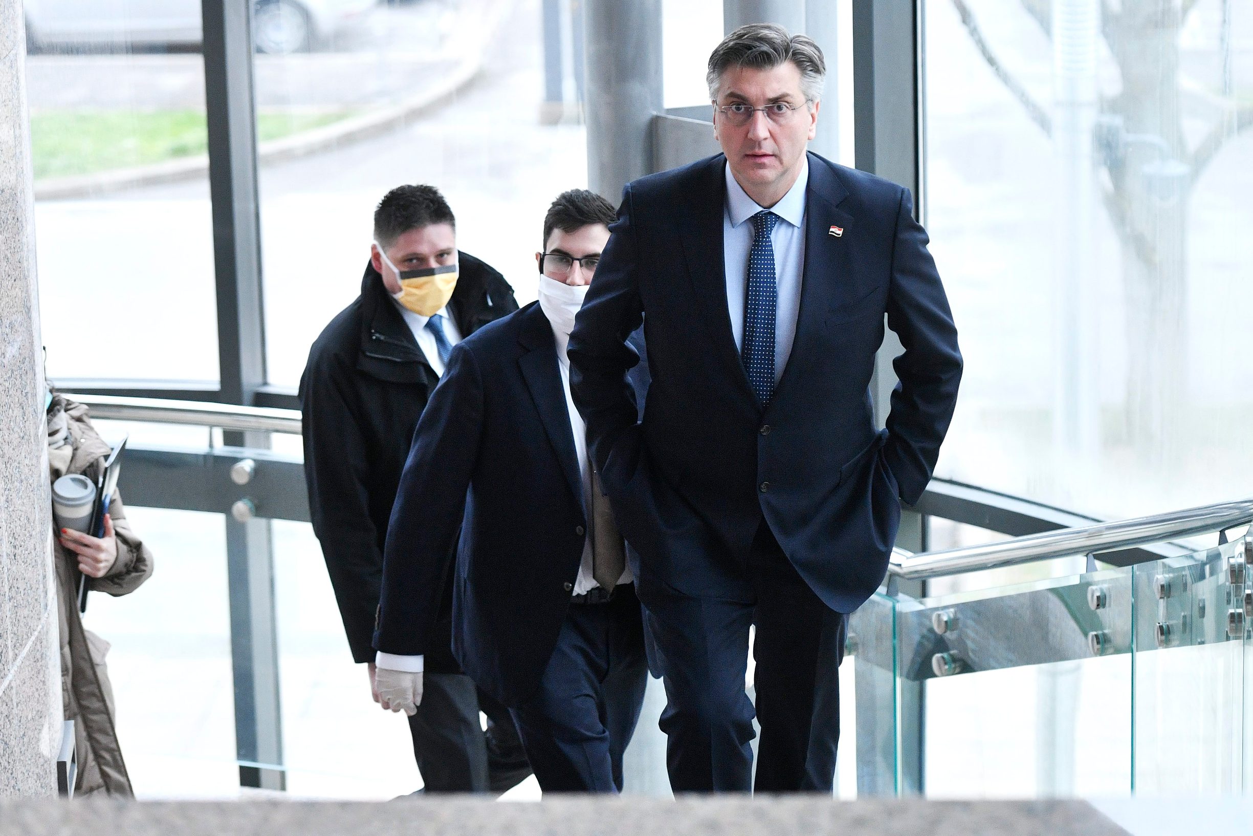 Marko Milić i Andrej Plenković
