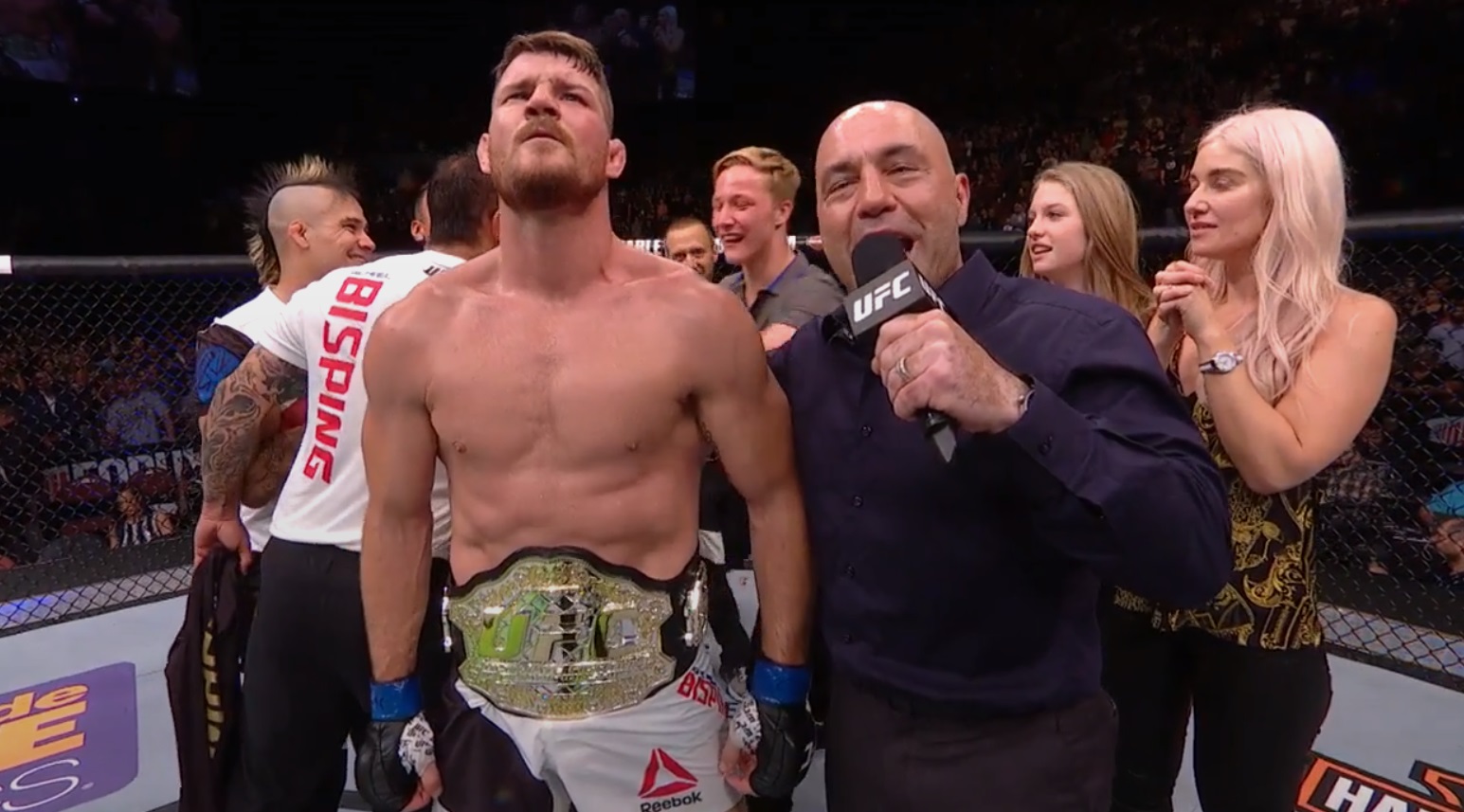 Michael Bisping i Joe Rogan