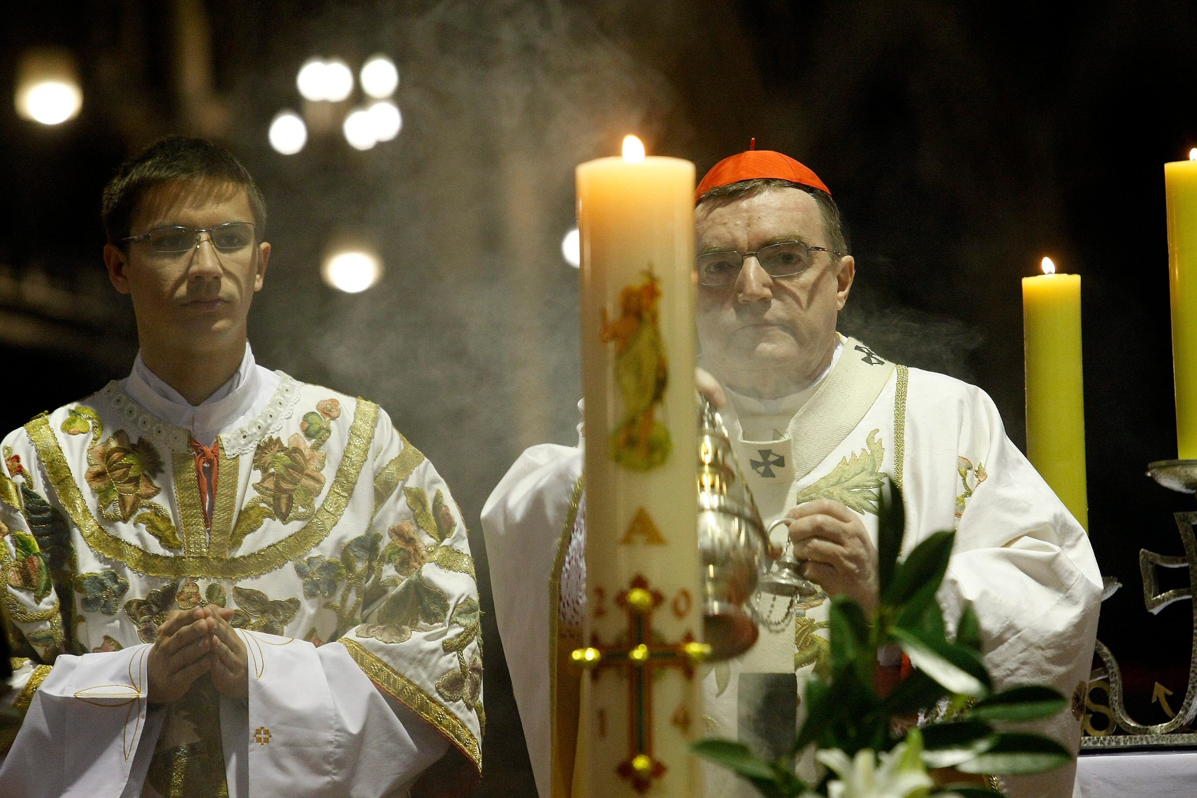 Bozanić je predvodio uskrsno euharistijsko slavlje u travnju 2019.