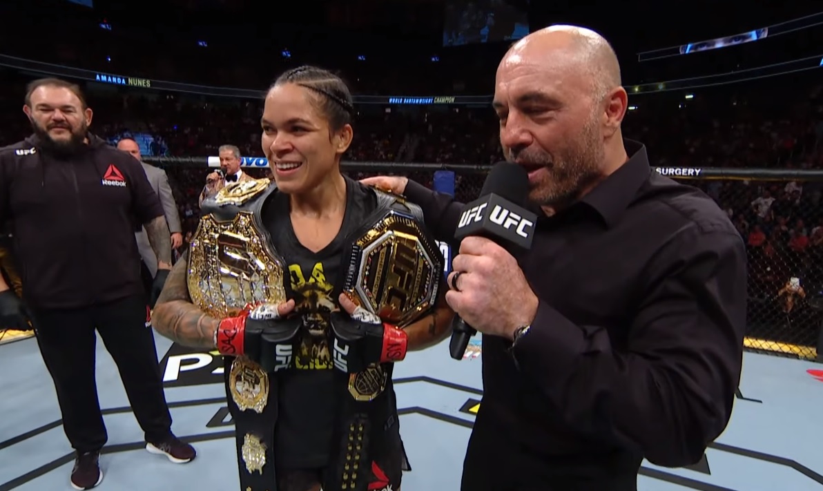 Amanda Nunes i Joe Rogan