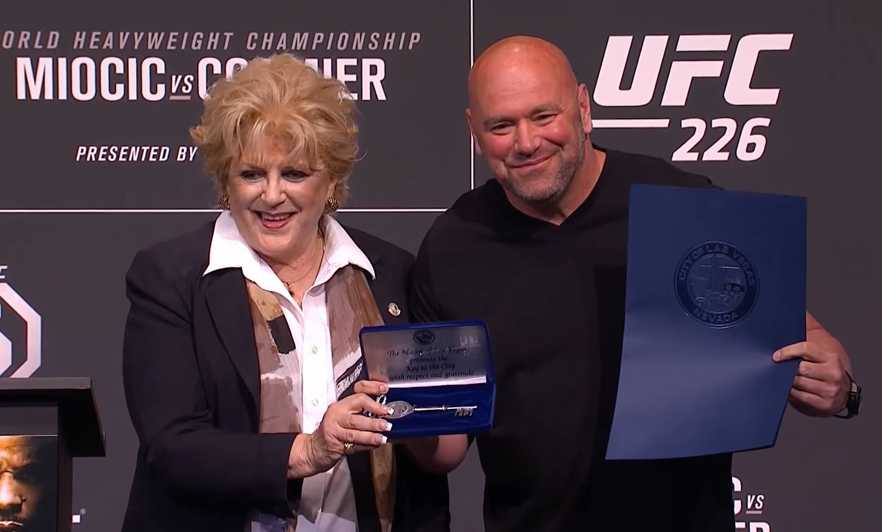 Carolyn Goodman i Dana White