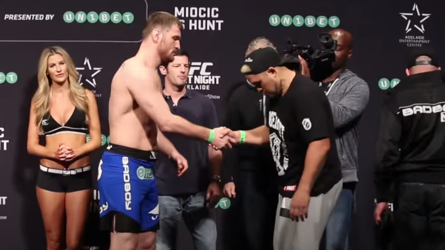 Stipe Miočić i Mark Hunt