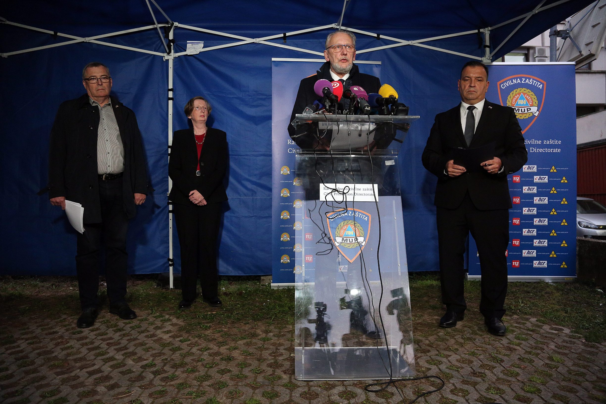 Krunoslav Capak, Alemka Markotić, Davor Božinović, Vili Beroš