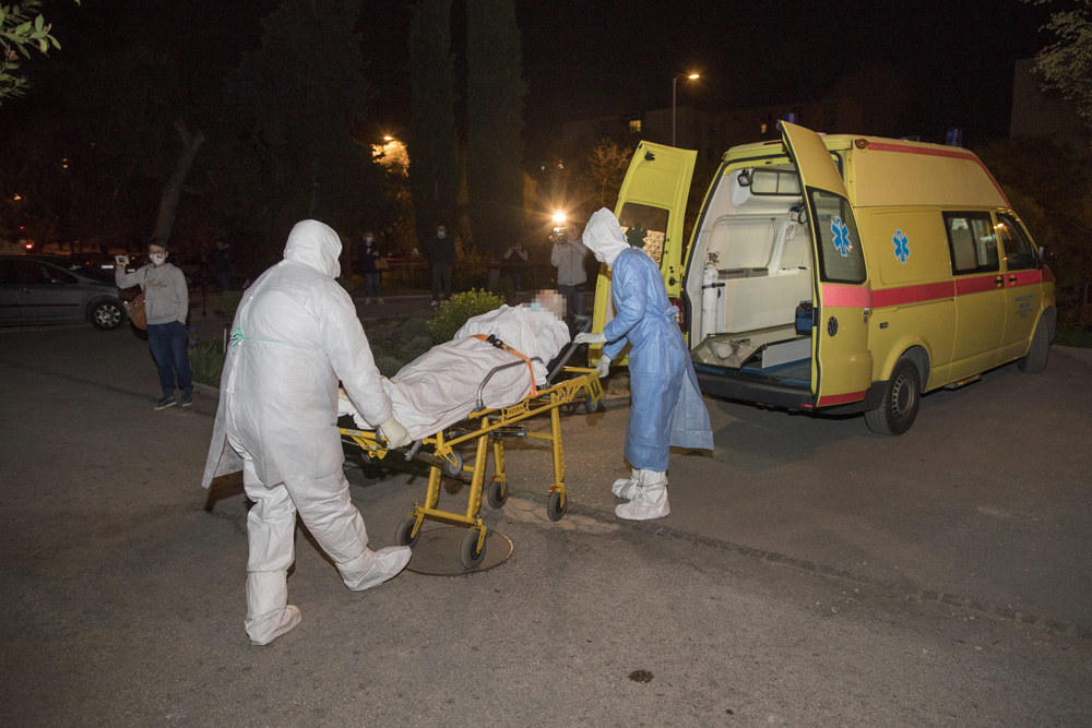 Evakuacija štićenika iz Doma za starije i nemoćne u Vukovarskoj ulici u Splitu