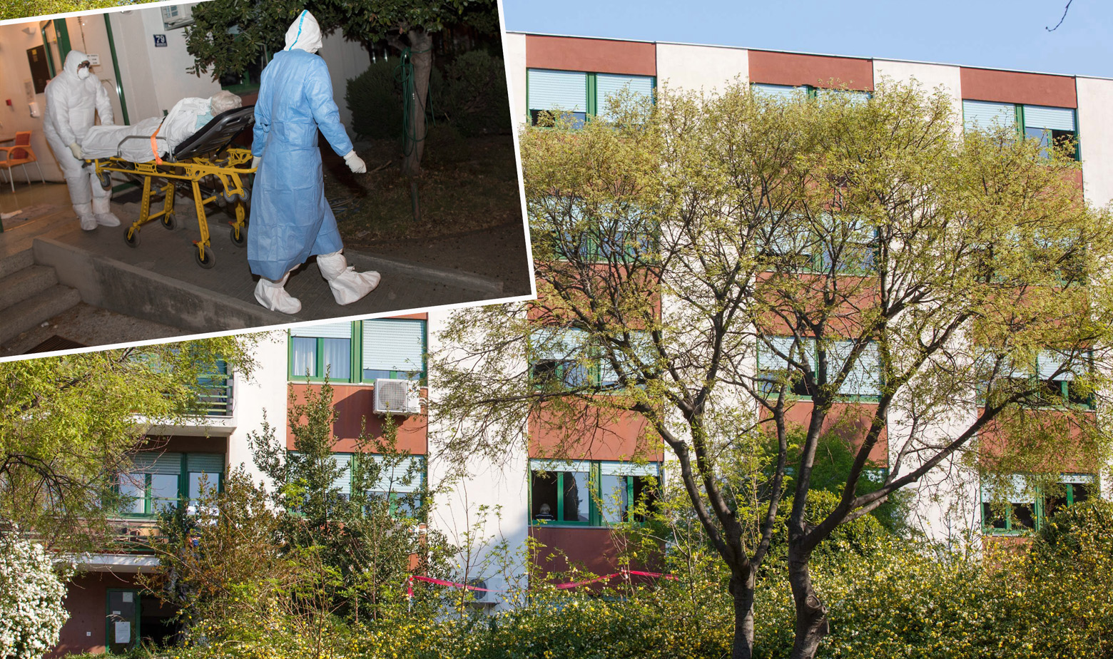 Dom za stare i nemoćne u Splitu, štićenica doma gore desno