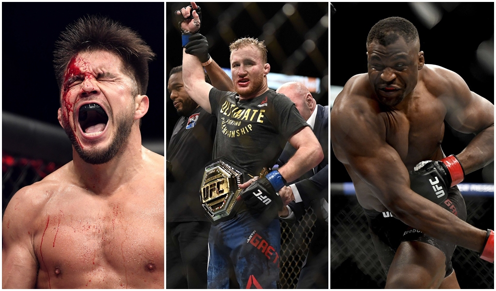 Henry Cejudo, Justin Gaethje i Francis Ngannou