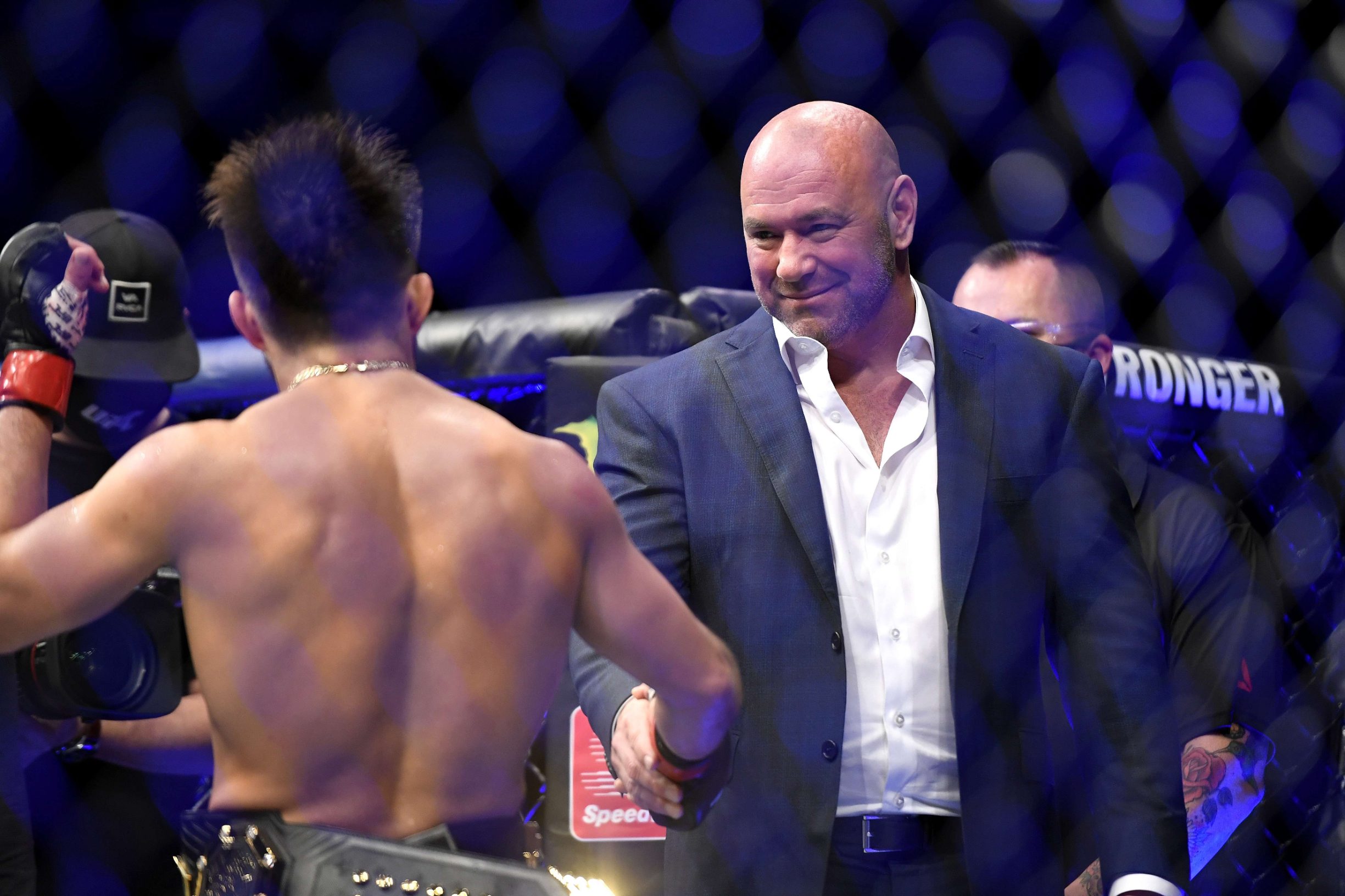 Henry Cejudo i Dana White