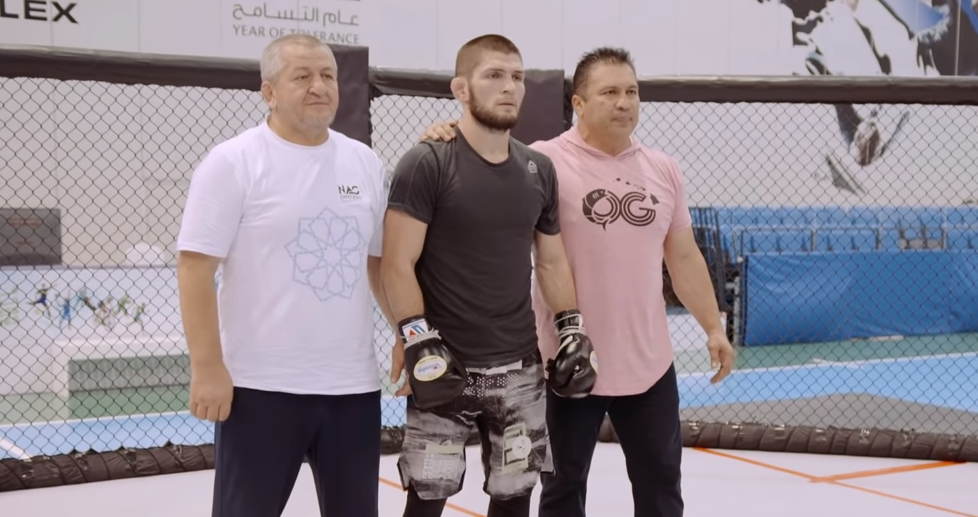Abdulmanap Nurmagomedov, Khabib Nurmagomedov i Javier Mendes