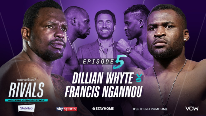 Dillian Whyte, Eddie Hearn i Francis Ngannou