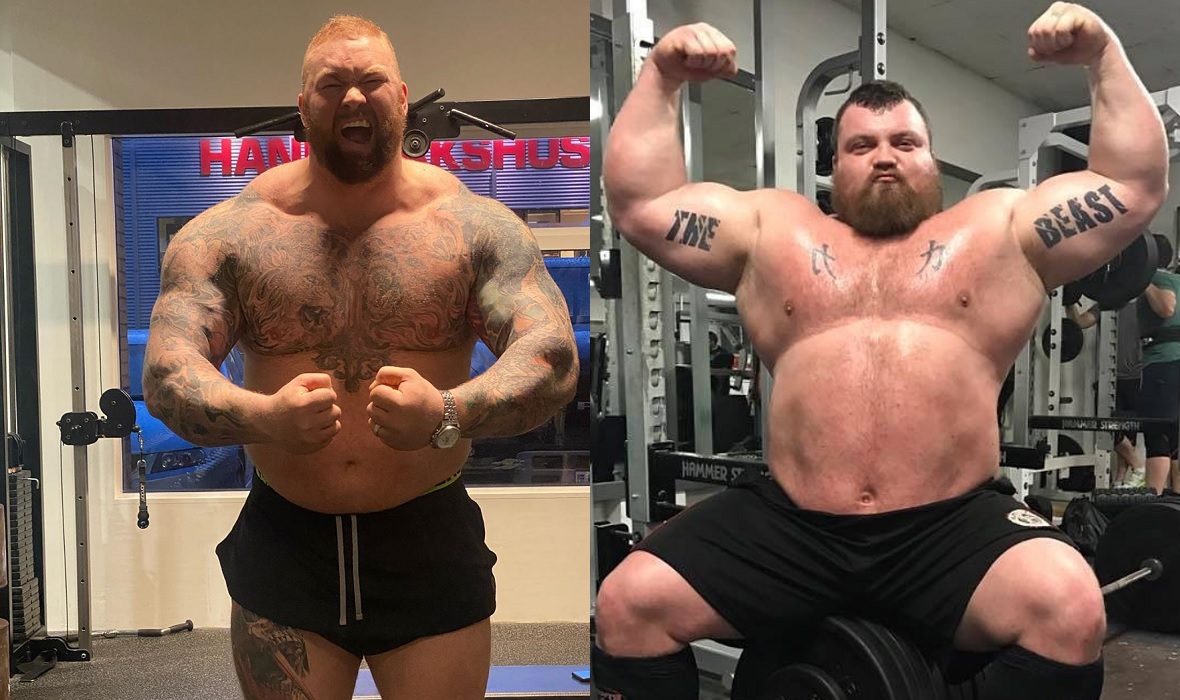 Hafthor Bjornsson i Eddie Hall