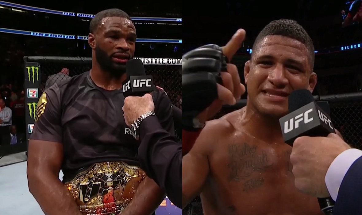 Tyron Woodley i Gilbert Burns