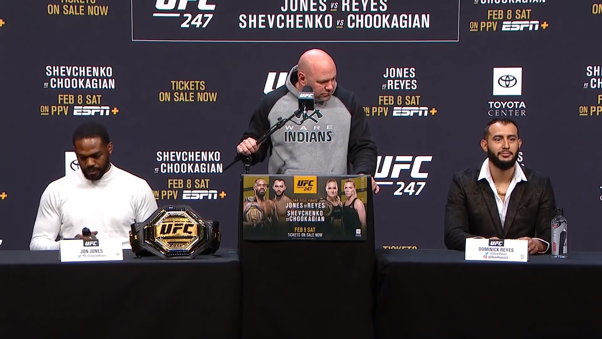 Jon Jones i Dana White