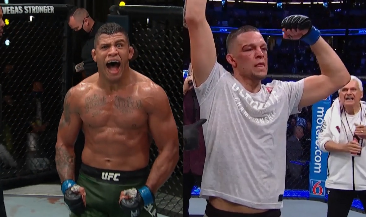 Gilbert Burns i Nate Diaz
