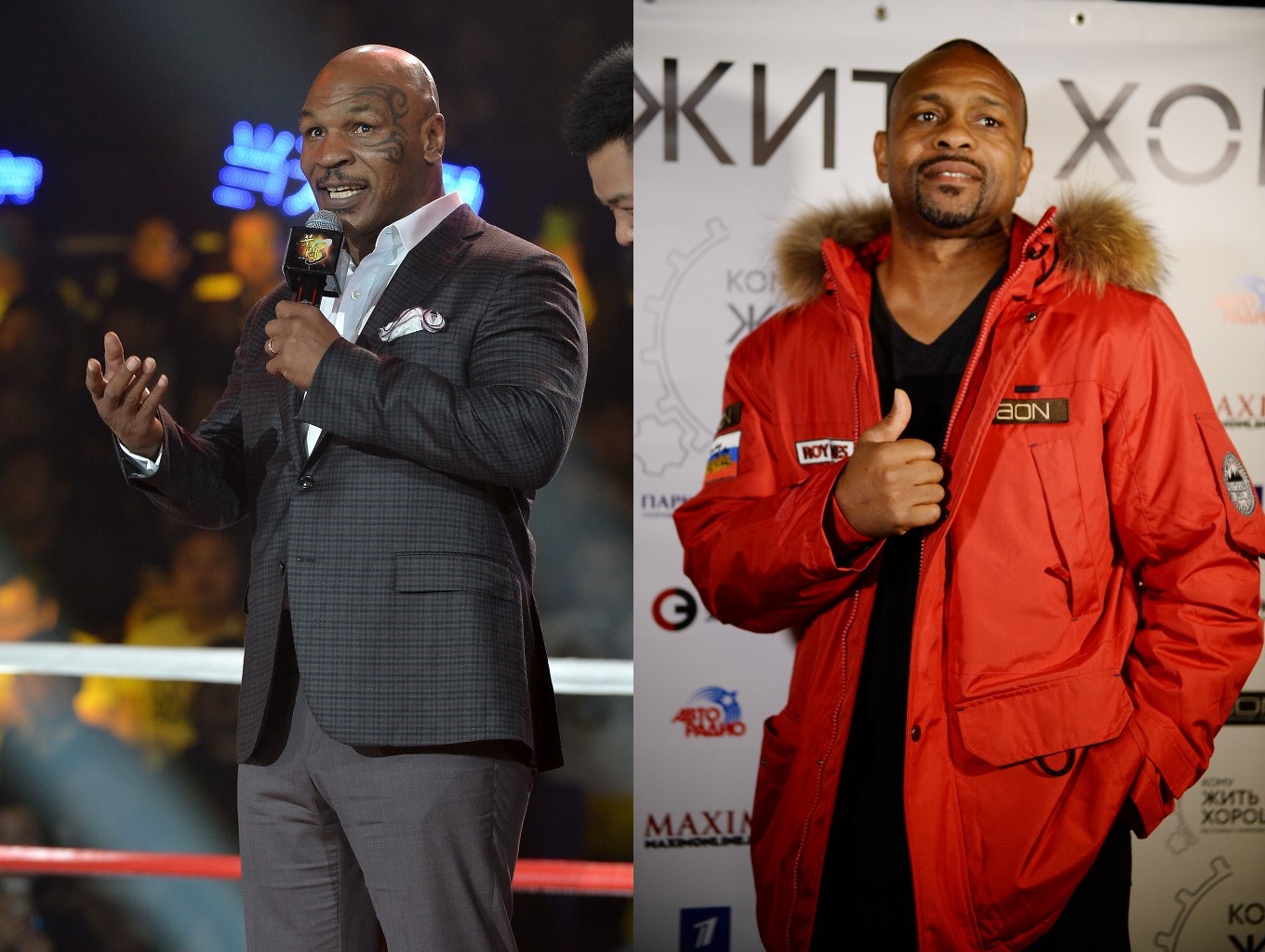 Mike Tyson i Roy Jones Jr.