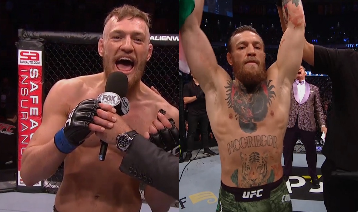Conor McGregor 2013. i 2020. godine