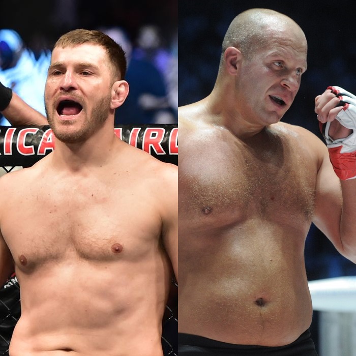 Stipe Miočić i Fedor Emelianenko