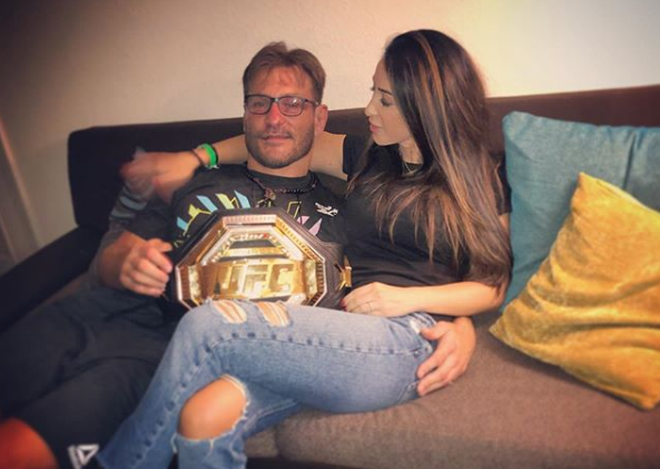 Stipe sa suprugom Ryan Marie Miočić