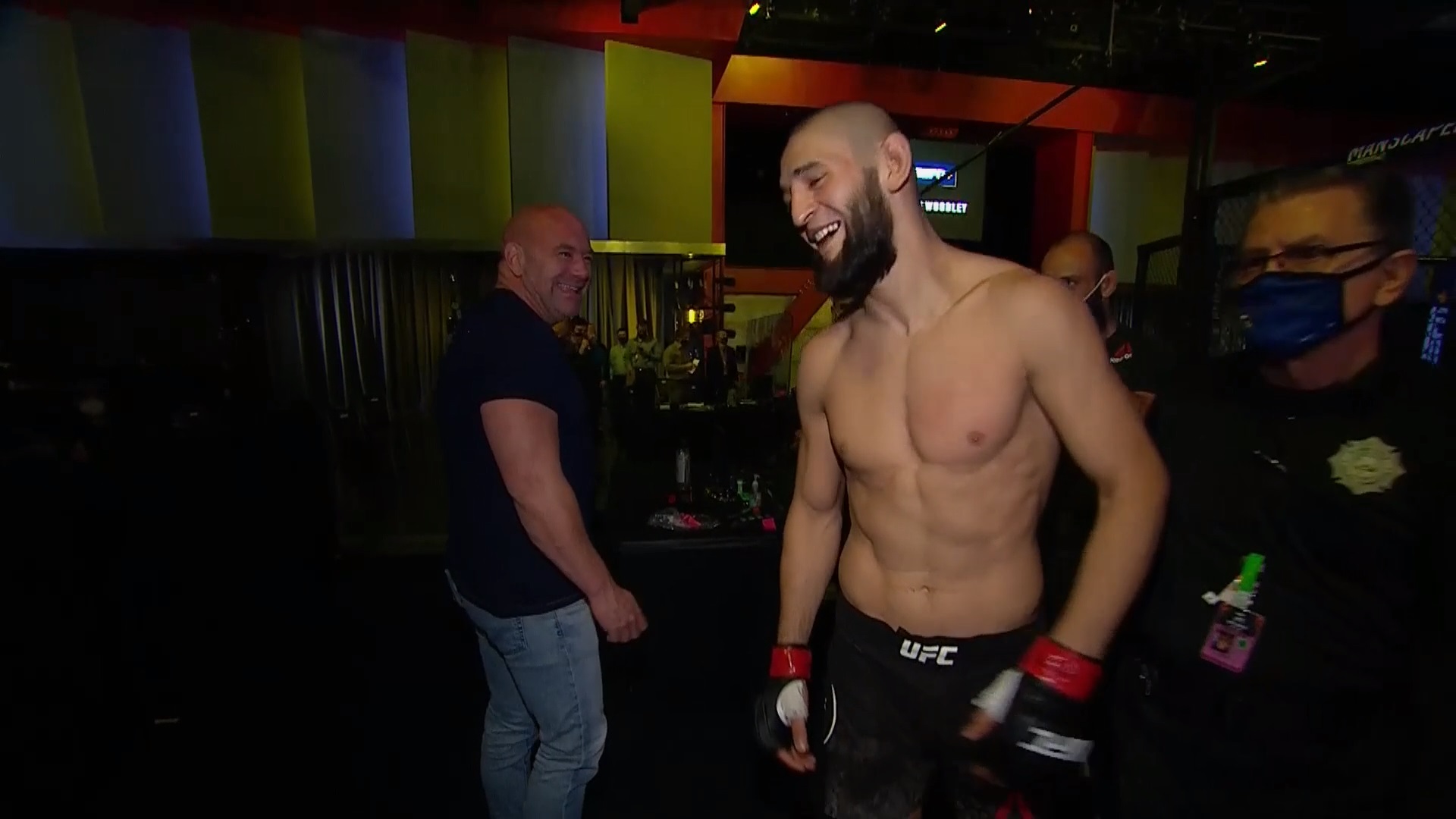 Dana White i Khamzat Chimaev
